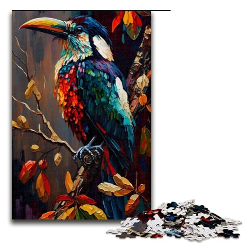 1000 teiliges Puzzle für Erwachsene Dschungelvogel Puzzle für Erwachsene Holzpuzzle anspruchsvolles Spiel 75 x 50 cm 1000 teiliges Puzzle für Erwachsene Dschungelvogel Puzzle für Erwachsene Holzpuzzle anspruchsvolles Spiel 75 x 50 cm von QSYFNBZL