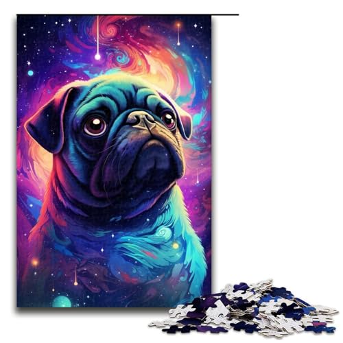 1000 teiliges Puzzle für Erwachsene EIN herrlicher Hund Puzzle für Erwachsene Holzpuzzle anspruchsvolles Spiel 75 x 50 cm von QSYFNBZL