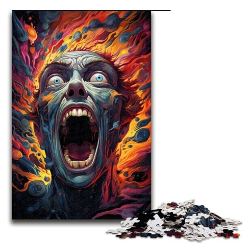 1000 teiliges Puzzle für Erwachsene Fantasie Bunte Zombies Puzzles für Erwachsene Holzpuzzle anspruchsvolles Spiel 75 x 50 cm 1000 teiliges Puzzle für Erwachsene Fantasie Bunte Zombies Puzzles für Erwachsene Holzpuzzle anspruchsvolles Spiel 75 x 50 cm von QSYFNBZL
