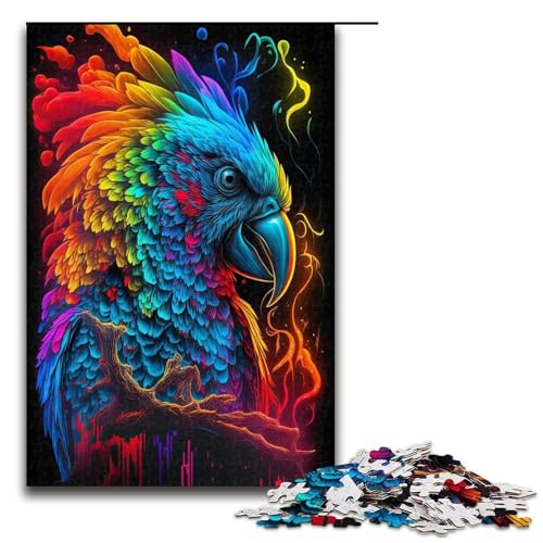 1000 teiliges Puzzle für Erwachsene Fantasie Puzzlespiel mit Buntem Papagei perfekte Dekoration für Teenager ab 14 Jahren 1000 Teile 1000 teiliges Puzzle für Erwachsene Fantasie Puzzlespiel mit Buntem Papagei perfekte Dekoration für Teenager ab 14 Jahren 1000 Teile von QSYFNBZL
