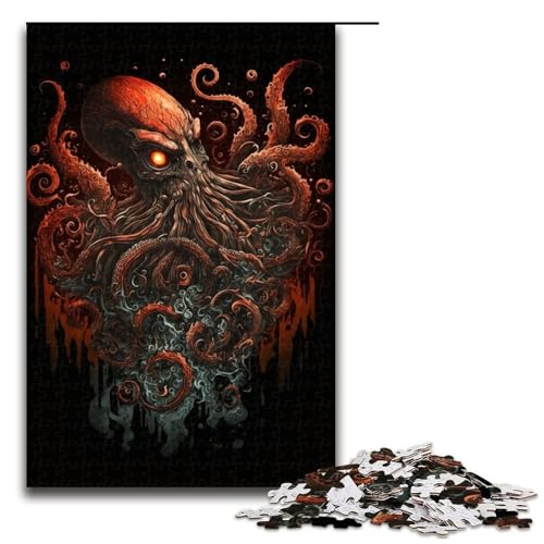 1000 teiliges Puzzle für Erwachsene Fantasy Oktopus Puzzle Geburtstagsgeschenk für Teenager ab 14 Jahren 1000 Teile 1000 teiliges Puzzle für Erwachsene Fantasy Oktopus Puzzle Geburtstagsgeschenk für Teenager ab 14 Jahren 1000 Teile von QSYFNBZL