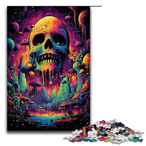 1000 teiliges Puzzle für Erwachsene Fantasy Psychedelisches Monster Puzzle für Kinder Holzpuzzle Lernspiel für Erwachsene 75 x 50 cm 1000 teiliges Puzzle für Erwachsene Fantasy Psychedelisches Monster Puzzle für Kinder Holzpuzzle Lernspiel für Erwachsene 75 x 50 cm von QSYFNBZL