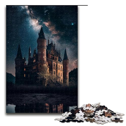 1000 teiliges Puzzle für Erwachsene Fantasy Schlösser Puzzlespiel perfekte Dekoration für Teenager ab 14 Jahren 1000 Teile von QSYFNBZL