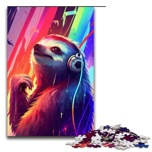 1000 teiliges Puzzle für Erwachsene Faultier Tierpuzzle für Erwachsene Holzpuzzle anspruchsvolles Spiel 75 x 50 cm 1000 teiliges Puzzle für Erwachsene Faultier Tierpuzzle für Erwachsene Holzpuzzle anspruchsvolles Spiel 75 x 50 cm von QSYFNBZL