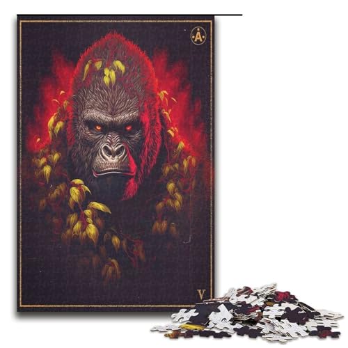 1000 teiliges Puzzle für Erwachsene Feuergorilla Lernpuzzle Lernspiel für Geburtstag und Weihnachten 1000 Teile 1000 teiliges Puzzle für Erwachsene Feuergorilla Lernpuzzle Lernspiel für Geburtstag und Weihnachten 1000 Teile von QSYFNBZL
