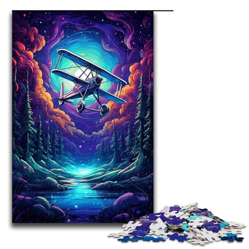 1000 teiliges Puzzle für Erwachsene Flugzeugabheben Familienunterhaltungsspielzeug einzigartige Heimdekoration und Geschenke 75 x 50 cm von QSYFNBZL