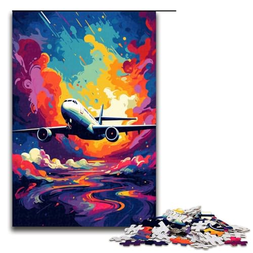 1000 teiliges Puzzle für Erwachsene Flugzeuge sind von Spritzern umgeben viele Bunte Farbpuzzles praktisches Spiel 75 x 50 cm 1000 teiliges Puzzle für Erwachsene Flugzeuge sind von Spritzern umgeben viele Bunte Farbpuzzles praktisches Spiel 75 x 50 cm von QSYFNBZL