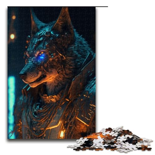 1000 teiliges Puzzle für Erwachsene Future Wolf Puzzles für Erwachsene Holzpuzzle Herausforderndes Spiel 75x50cm 1000 teiliges Puzzle für Erwachsene Future Wolf Puzzles für Erwachsene Holzpuzzle Herausforderndes Spiel 75x50cm von QSYFNBZL