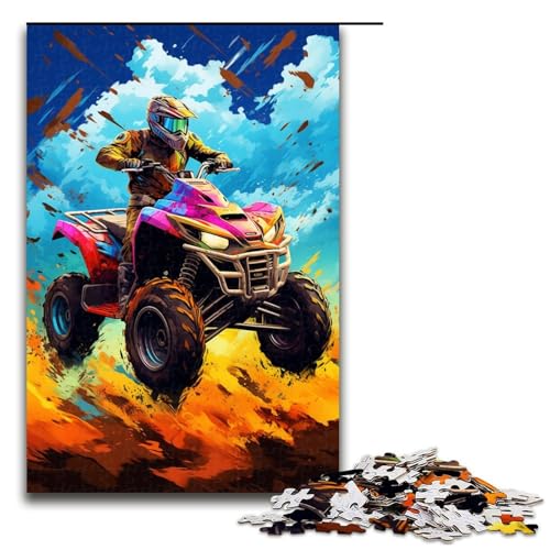 1000 teiliges Puzzle für Erwachsene Go Kart umgeben von Puzzleteilen für Lernspiele Herausforderung Spielzeug Kunstwerk Geschenk 75 x 50 cm 1000 teiliges Puzzle für Erwachsene Go Kart umgeben von Puzzleteilen für Lernspiele Herausforderung Spielzeug Kunstwerk Geschenk 75 x 50 cm von QSYFNBZL