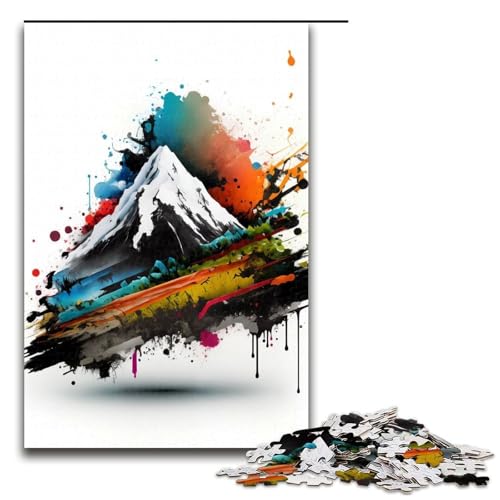 1000 teiliges Puzzle für Erwachsene Graffiti Berg Puzzle Entspannungsspiele Familienspiel Stressabbau schwierige Herausforderung 75 x 50 cm 1000 teiliges Puzzle für Erwachsene Graffiti Berg Puzzle Entspannungsspiele Familienspiel Stressabbau schwierige Herausforderung 75 x 50 cm von QSYFNBZL