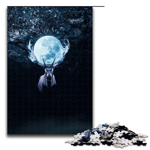 1000 teiliges Puzzle für Erwachsene Hirsch Puzzle für Erwachsene Holzpuzzle anspruchsvolles Spiel 75 x 50 cm 1000 teiliges Puzzle für Erwachsene Hirsch Puzzle für Erwachsene Holzpuzzle anspruchsvolles Spiel 75 x 50 cm von QSYFNBZL