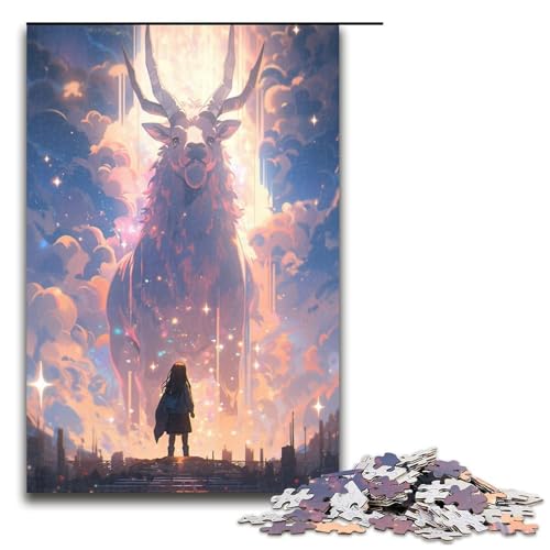 1000 teiliges Puzzle für Erwachsene Holzpuzzle Familienspiele 75 x 50 cm von QSYFNBZL