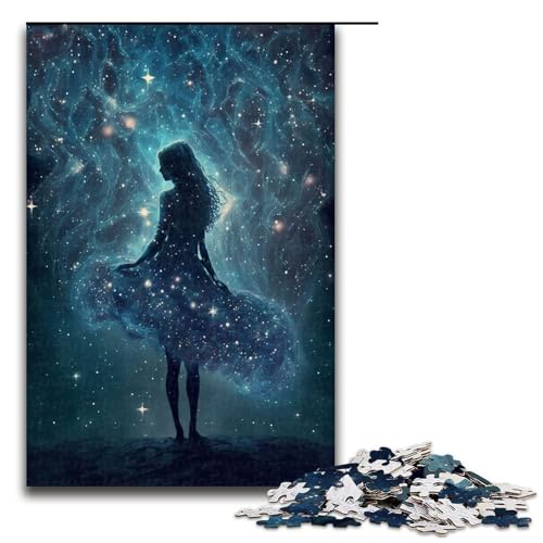 1000 teiliges Puzzle für Erwachsene Holzpuzzle anspruchsvolles Spiel 75 x 50 cm von QSYFNBZL