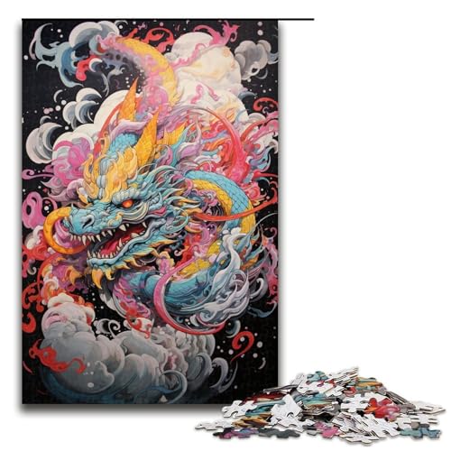 1000 teiliges Puzzle für Erwachsene Japanisches Drachenpuzzle für Kinder Holzpuzzle Lernspiel für Erwachsene 1000 Teile 1000 teiliges Puzzle für Erwachsene Japanisches Drachenpuzzle für Kinder Holzpuzzle Lernspiel für Erwachsene 1000 Teile von QSYFNBZL