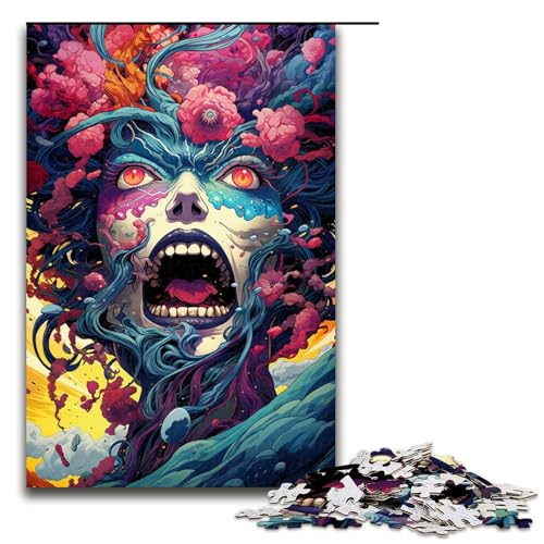 1000 teiliges Puzzle für Erwachsene Japanisches weibliches Monster Denksport Puzzle Weihnachts und Geburtstagsgeschenke 75 x 50 cm 1000 teiliges Puzzle für Erwachsene Japanisches weibliches Monster Denksport Puzzle Weihnachts und Geburtstagsgeschenke 75 x 50 cm von QSYFNBZL