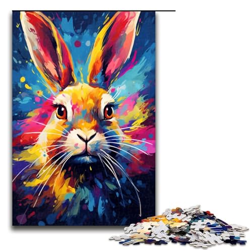 1000 teiliges Puzzle für Erwachsene Kaninchen im Krater ist von Spritzern umgeben Viele Puzzles für Erwachsene Holzpuzzle anspruchsvolles Spiel 75 x 50 cm 1000 teiliges Puzzle für Erwachsene Kaninchen im Krater ist von Spritzern umgeben Viele Puzzles für Erwachsene Holzpuzzle anspruchsvolles Spiel 75 x 50 cm von QSYFNBZL