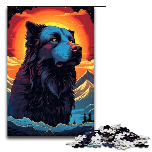 1000 teiliges Puzzle für Erwachsene Kaukasischer Hund bei Sonnenuntergang Puzzlespiel perfekte Dekoration für Teenager ab 14 Jahren 75 x 50 cm 1000 teiliges Puzzle für Erwachsene Kaukasischer Hund bei Sonnenuntergang Puzzlespiel perfekte Dekoration für Teenager ab 14 Jahren 75 x 50 cm von QSYFNBZL