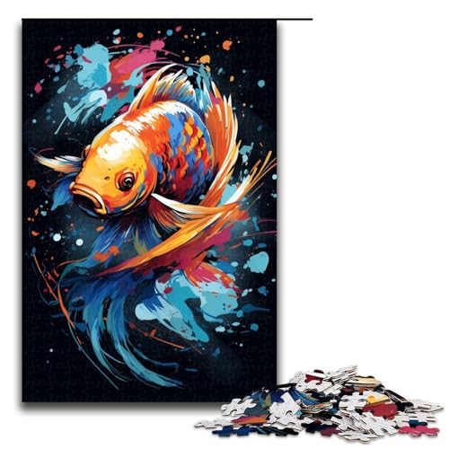 1000 teiliges Puzzle für Erwachsene Koi Fische sind von Spritzern umgeben Im Stil eines Puzzles Anspruchsvolles Spiel EIN Kunstwerk Geeignet für Jugendliche ab 14 Jahren 75 x 50 cm 1000 teiliges Puzzle für Erwachsene Koi Fische sind von Spritzern umgeben Im Stil eines Puzzles Anspruchsvolles Spiel EIN Kunstwerk Geeignet für Jugendliche ab 14 Jahren 75 x 50 cm von QSYFNBZL