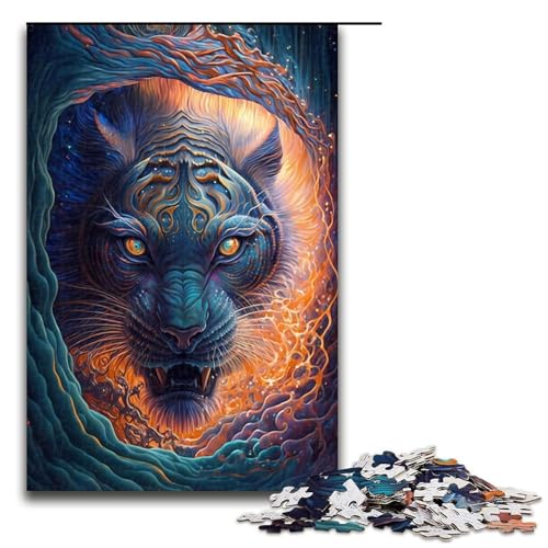 1000 teiliges Puzzle für Erwachsene Luchs Spiel Puzzles ganze Familie 75 x 50 cm von QSYFNBZL