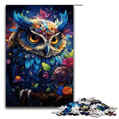 1000 teiliges Puzzle für Erwachsene Malen Ausmalen Tier Eulen Puzzlespiel perfekte Dekoration für Teenager ab 14 Jahren 75 x 50 cm 1000 teiliges Puzzle für Erwachsene Malen Ausmalen Tier Eulen Puzzlespiel perfekte Dekoration für Teenager ab 14 Jahren 75 x 50 cm von QSYFNBZL