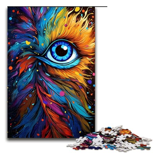 1000 teiliges Puzzle für Erwachsene Malen Farbaugen Puzzle für Kinder Holzpuzzle Lernspiel für Erwachsene 75 x 50 cm 1000 teiliges Puzzle für Erwachsene Malen Farbaugen Puzzle für Kinder Holzpuzzle Lernspiel für Erwachsene 75 x 50 cm von QSYFNBZL