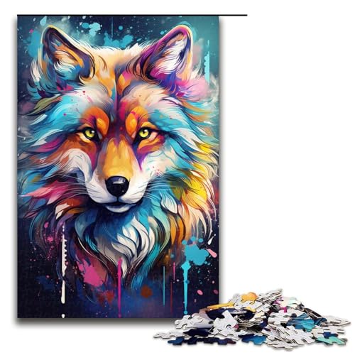 1000 teiliges Puzzle für Erwachsene Malen Farbe Fuchs Hands on Spiel 75 x 50 cm 1000 teiliges Puzzle für Erwachsene Malen Farbe Fuchs Hands on Spiel 75 x 50 cm von QSYFNBZL
