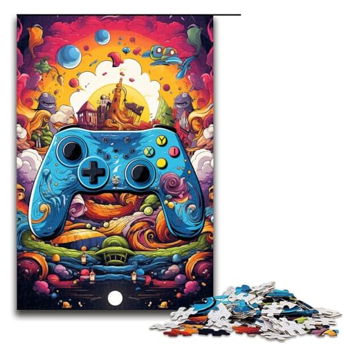 1000 teiliges Puzzle für Erwachsene Malen Farbe Gamepad Puzzle Denksportaufgabe Weihnachts und Geburtstagsgeschenke 75 x 50 cm 1000 teiliges Puzzle für Erwachsene Malen Farbe Gamepad Puzzle Denksportaufgabe Weihnachts und Geburtstagsgeschenke 75 x 50 cm von QSYFNBZL