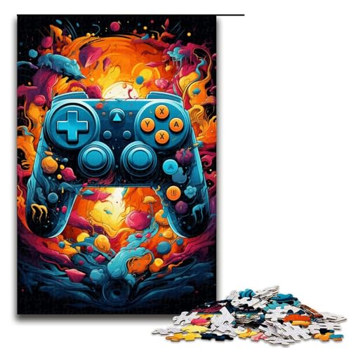 1000 teiliges Puzzle für Erwachsene Malen Farbe Gamepad Puzzle für Lernspiele Herausforderung Spielzeug Kunstwerk Geschenk 75 x 50 cm 1000 teiliges Puzzle für Erwachsene Malen Farbe Gamepad Puzzle für Lernspiele Herausforderung Spielzeug Kunstwerk Geschenk 75 x 50 cm von QSYFNBZL