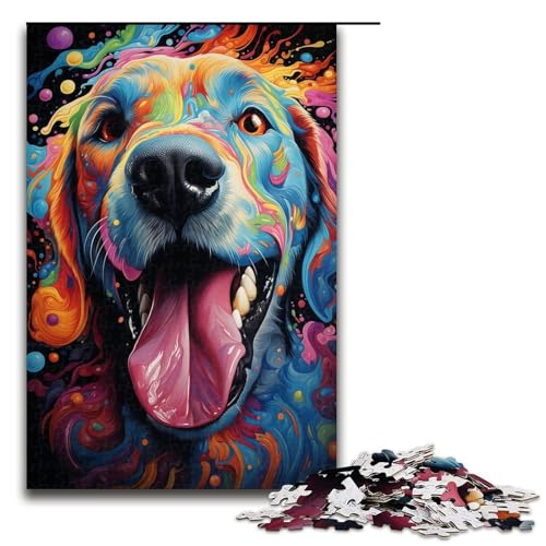 1000 teiliges Puzzle für Erwachsene Malen Farbe Hunde Puzzle Lernspiel Herausforderung Spielzeug Kunstwerk Geschenk 75 x 50 cm 1000 teiliges Puzzle für Erwachsene Malen Farbe Hunde Puzzle Lernspiel Herausforderung Spielzeug Kunstwerk Geschenk 75 x 50 cm von QSYFNBZL
