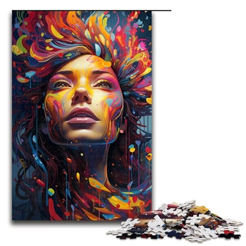 1000 teiliges Puzzle für Erwachsene Malen Farbe Mädchen Spiel Puzzles ganze Familie 75 x 50 cm 1000 teiliges Puzzle für Erwachsene Malen Farbe Mädchen Spiel Puzzles ganze Familie 75 x 50 cm von QSYFNBZL