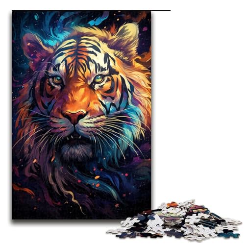 1000 teiliges Puzzle für Erwachsene Malen Farbe Tiger Puzzle Hands on Spiel 75 x 50 cm 1000 teiliges Puzzle für Erwachsene Malen Farbe Tiger Puzzle Hands on Spiel 75 x 50 cm von QSYFNBZL