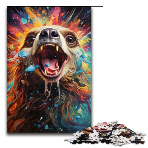 1000 teiliges Puzzle für Erwachsene Malen Faultier Spiel Puzzles ganze Familie 75 x 50 cm 1000 teiliges Puzzle für Erwachsene Malen Faultier Spiel Puzzles ganze Familie 75 x 50 cm von QSYFNBZL