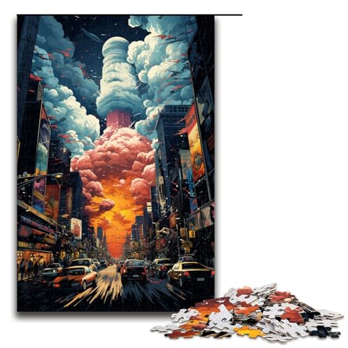 1000 teiliges Puzzle für Erwachsene Malen Neon New York Times Square Lernpuzzle Lernspiel für Geburtstag Weihnachten 75 x 50 cm 1000 teiliges Puzzle für Erwachsene Malen Neon New York Times Square Lernpuzzle Lernspiel für Geburtstag Weihnachten 75 x 50 cm von QSYFNBZL