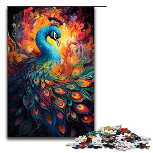 1000 teiliges Puzzle für Erwachsene Malen bunter Pfau Puzzle für Erwachsene Holzpuzzle anspruchsvolles Spiel 75 x 50 cm 1000 teiliges Puzzle für Erwachsene Malen bunter Pfau Puzzle für Erwachsene Holzpuzzle anspruchsvolles Spiel 75 x 50 cm von QSYFNBZL