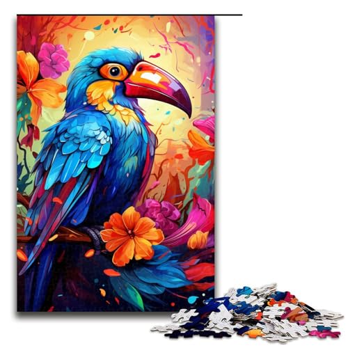 1000 teiliges Puzzle für Erwachsene Malen bunter Tukan Familienaktivität Puzzle Familienspiel Stressabbau schwieriges Herausforderungspuzzle 75 x 50 cm 1000 teiliges Puzzle für Erwachsene Malen bunter Tukan Familienaktivität Puzzle Familienspiel Stressabbau schwieriges Herausforderungspuzzle 75 x 50 cm von QSYFNBZL