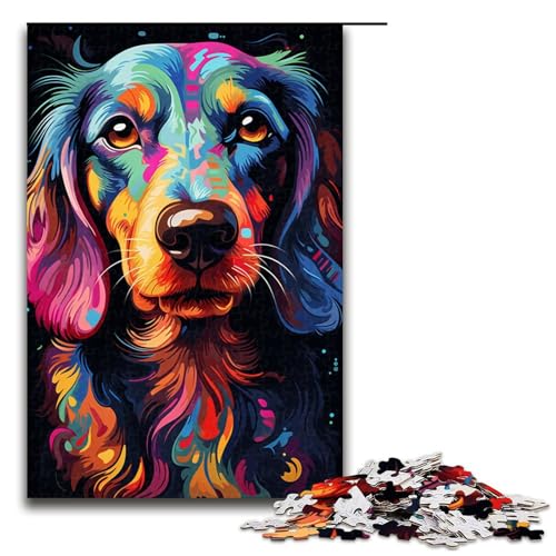 1000 teiliges Puzzle für Erwachsene Malen buntes Dackel Puzzle anspruchsvolles Spiel EIN Kunstwerk geeignet für Jugendliche ab 14 Jahren 75 x 50 cm 1000 teiliges Puzzle für Erwachsene Malen buntes Dackel Puzzle anspruchsvolles Spiel EIN Kunstwerk geeignet für Jugendliche ab 14 Jahren 75 x 50 cm von QSYFNBZL