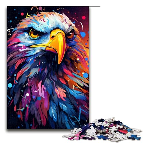 1000 teiliges Puzzle für Erwachsene Malen farbenfrohes Adler Kunstspiel Puzzles ganze Familie 75 x 50 cm 1000 teiliges Puzzle für Erwachsene Malen farbenfrohes Adler Kunstspiel Puzzles ganze Familie 75 x 50 cm von QSYFNBZL