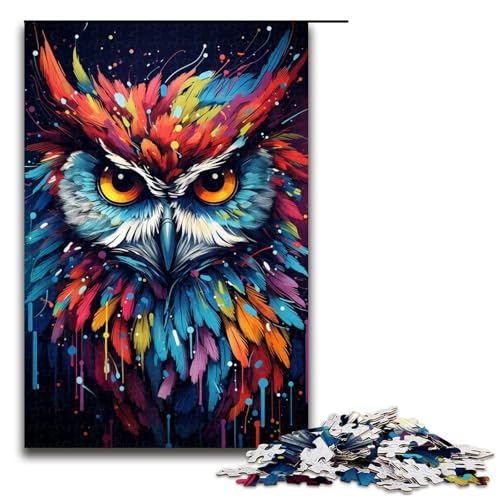1000 teiliges Puzzle für Erwachsene Malen farbenfrohes Planeten Eulenspiel Puzzles ganze Familie 75 x 50 cm 1000 teiliges Puzzle für Erwachsene Malen farbenfrohes Planeten Eulenspiel Puzzles ganze Familie 75 x 50 cm von QSYFNBZL