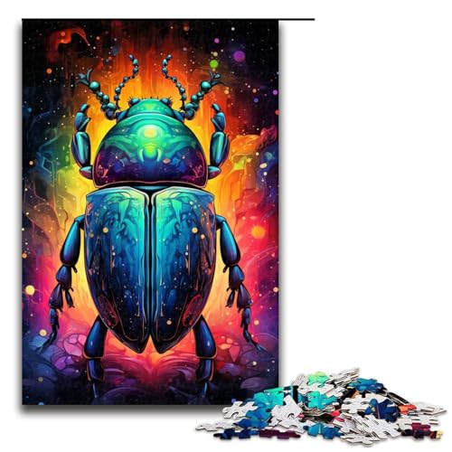 1000 teiliges Puzzle für Erwachsene Malkunst Käfer Puzzlespiel perfekte Dekoration für Teenager ab 14 Jahren 75 x 50 cm 1000 teiliges Puzzle für Erwachsene Malkunst Käfer Puzzlespiel perfekte Dekoration für Teenager ab 14 Jahren 75 x 50 cm von QSYFNBZL