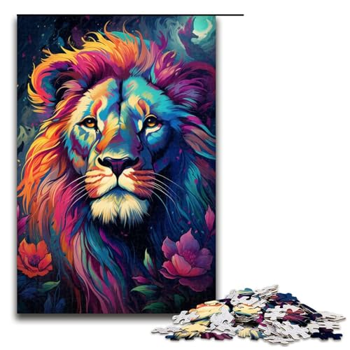 1000 teiliges Puzzle für Erwachsene Malspiel mit Löwenmotiv perfekte Dekoration für Teenager ab 14 Jahren 75 x 50 cm 1000 teiliges Puzzle für Erwachsene Malspiel mit Löwenmotiv perfekte Dekoration für Teenager ab 14 Jahren 75 x 50 cm von QSYFNBZL