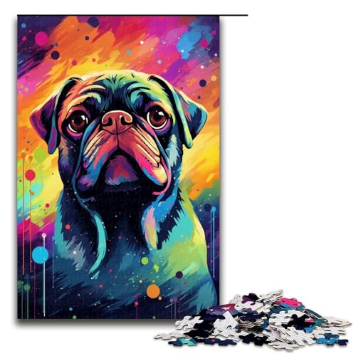 1000 teiliges Puzzle für Erwachsene Mops im Krater ist von Spritzern umgeben Viele Bunte Puzzles für Erwachsene Holzpuzzle Anspruchsvolles Spiel 75 x 50 cm 1000 teiliges Puzzle für Erwachsene Mops im Krater ist von Spritzern umgeben Viele Bunte Puzzles für Erwachsene Holzpuzzle Anspruchsvolles Spiel 75 x 50 cm von QSYFNBZL