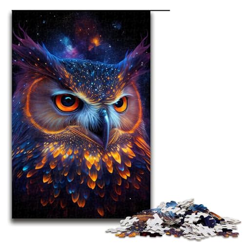 1000 teiliges Puzzle für Erwachsene Nebel Eulen Puzzle für Kinder Holzpuzzle Lernspiel für Erwachsene 75 x 50 cm 1000 teiliges Puzzle für Erwachsene Nebel Eulen Puzzle für Kinder Holzpuzzle Lernspiel für Erwachsene 75 x 50 cm von QSYFNBZL