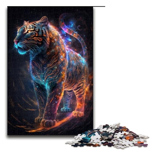 1000 teiliges Puzzle für Erwachsene Nebula Tiger Puzzle für Erwachsene Holzpuzzle anspruchsvolles Spiel 75 x 50 cm 1000 teiliges Puzzle für Erwachsene Nebula Tiger Puzzle für Erwachsene Holzpuzzle anspruchsvolles Spiel 75 x 50 cm von QSYFNBZL