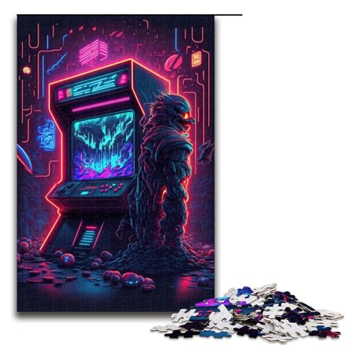 1000 teiliges Puzzle für Erwachsene Neon Spiel Dekomprimieren intellektuelles Lernspielzeug Geschenkideen 75 x 50 cm 1000 teiliges Puzzle für Erwachsene Neon Spiel Dekomprimieren intellektuelles Lernspielzeug Geschenkideen 75 x 50 cm von QSYFNBZL