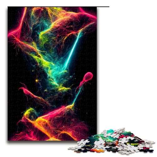 1000 teiliges Puzzle für Erwachsene Neon Universum Puzzle Geschenke Geburtstagsgeschenke für Teenager ab 14 Jahren 75 x 50 cm 1000 teiliges Puzzle für Erwachsene Neon Universum Puzzle Geschenke Geburtstagsgeschenke für Teenager ab 14 Jahren 75 x 50 cm von QSYFNBZL