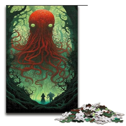 1000 teiliges Puzzle für Erwachsene Oktopus Monster Puzzle anspruchsvolles Spiel EIN Kunstwerk geeignet für Jugendliche ab 14 Jahren 1000 Teile 1000 teiliges Puzzle für Erwachsene Oktopus Monster Puzzle anspruchsvolles Spiel EIN Kunstwerk geeignet für Jugendliche ab 14 Jahren 1000 Teile von QSYFNBZL