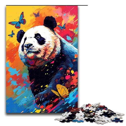 1000 teiliges Puzzle für Erwachsene Panda und Schmetterling von SplattersLots buntes Lernpuzzle Lernspiel für Geburtstag und Weihnachten 75 x 50 cm 1000 teiliges Puzzle für Erwachsene Panda und Schmetterling von SplattersLots buntes Lernpuzzle Lernspiel für Geburtstag und Weihnachten 75 x 50 cm von QSYFNBZL