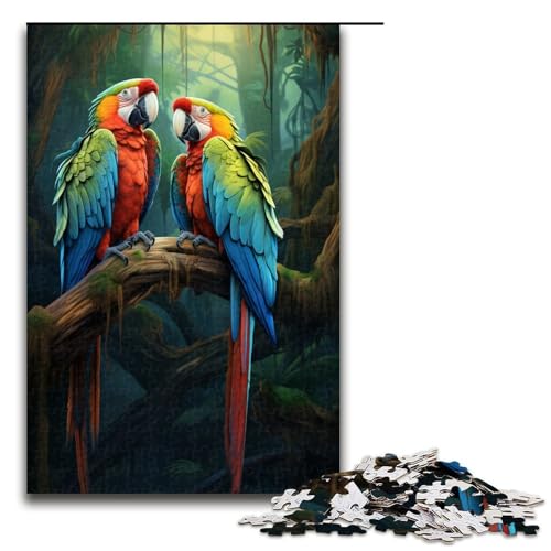 1000 teiliges Puzzle für Erwachsene Papagei im Dschungel Familienunterhaltungsspielzeug einzigartige Heimdekoration und Geschenke 75 x 50 cm 1000 teiliges Puzzle für Erwachsene Papagei im Dschungel Familienunterhaltungsspielzeug einzigartige Heimdekoration und Geschenke 75 x 50 cm von QSYFNBZL