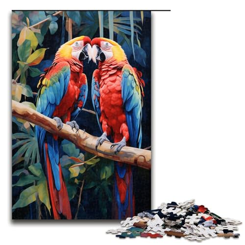 1000 teiliges Puzzle für Erwachsene Papagei im Dschungel Puzzle für Kinder Holzpuzzle Lernspiel für Erwachsene 75 x 50 cm 1000 teiliges Puzzle für Erwachsene Papagei im Dschungel Puzzle für Kinder Holzpuzzle Lernspiel für Erwachsene 75 x 50 cm von QSYFNBZL