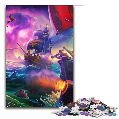 1000 teiliges Puzzle für Erwachsene Piraten Puzzle für Erwachsene Holzpuzzle anspruchsvolles Spiel 75 x 50 cm 1000 teiliges Puzzle für Erwachsene Piraten Puzzle für Erwachsene Holzpuzzle anspruchsvolles Spiel 75 x 50 cm von QSYFNBZL